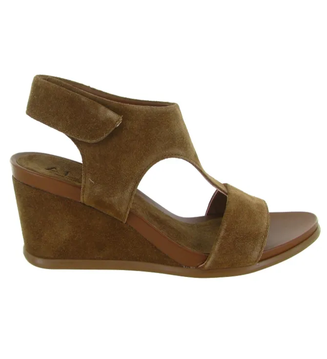 sandales et nu pieds - Confort - femme - Nubuck - Taupe - Alpe