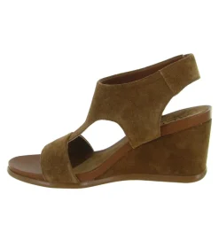 sandales et nu pieds - Confort - femme - Nubuck - Taupe - Alpe