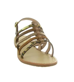 sandales et nu pieds - Confort - femme - Cuir - Léopard - Les tropeziennes