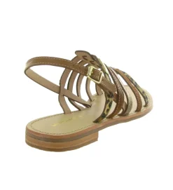 sandales et nu pieds - Confort - femme - Cuir - Léopard - Les tropeziennes
