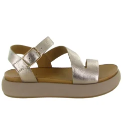 sandales et nu pieds - Confort - femme - Cuir - Rose - Inuovo
