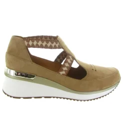 sandales et nu pieds - Confort - femme - Nubuck - Beige - Mamzelle