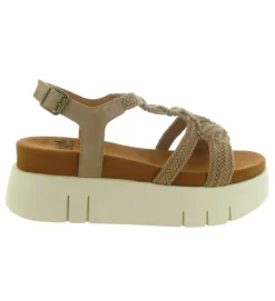 sandales et nu pieds - Confort - femme - Nubuck - Beige - Mamzelle