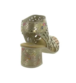 sandales et nu pieds - Confort - femme - Synthétique - Or - Rieker