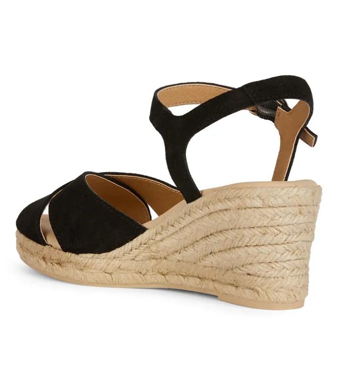 sandales et nu pieds - Confort - femme - Synthétique - Noir - Geox
