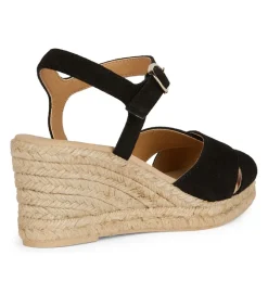 sandales et nu pieds - Confort - femme - Synthétique - Noir - Geox