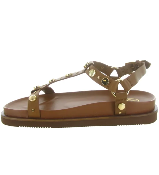 sandales et nu pieds - Confort - femme - Cuir - Marron - Ash italia