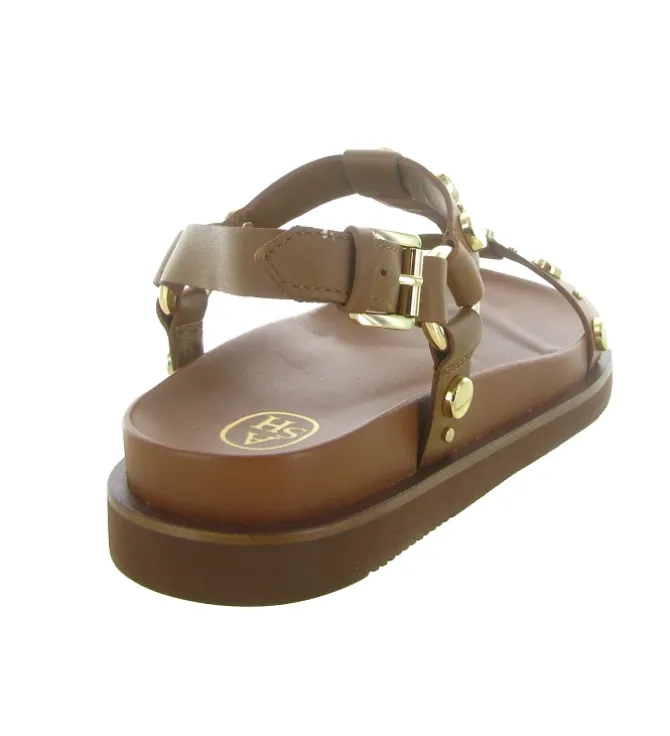 sandales et nu pieds - Confort - femme - Cuir - Marron - Ash italia