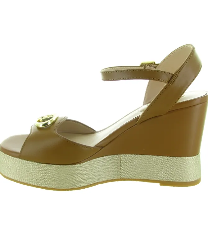 sandales et nu pieds - Confort - femme - Cuir - Marron - Liu jo