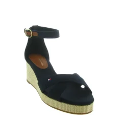 sandales et nu pieds - Confort - femme - Synthétique - Bleu Marine - Tommy hilfiger