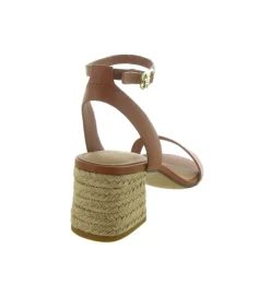 sandales et nu pieds - Confort - femme - Cuir - Marron - Tommy hilfiger