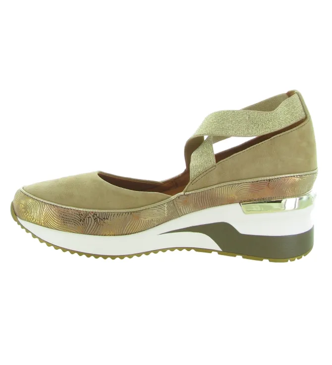 sandales et nu pieds - Confort - femme - Cuir - Gris - Mamzelle
