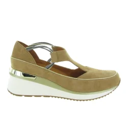 sandales et nu pieds - Confort - femme - Cuir - Marron - Mamzelle
