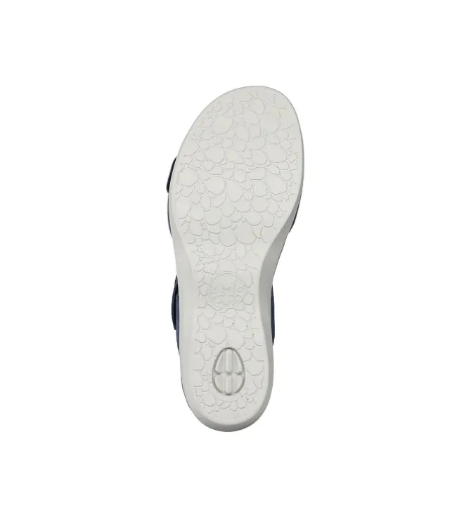sandales et nu pieds - Confort - femme - Nubuck - Bleu - Mephisto