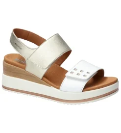 sandales et nu pieds - Confort - femme - Cuir - Gris - Mephisto