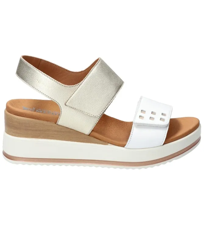 sandales et nu pieds - Confort - femme - Cuir - Gris - Mephisto