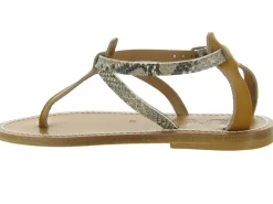 sandales et nu pieds - Confort - femme - Cuir - Marron - K.jacques