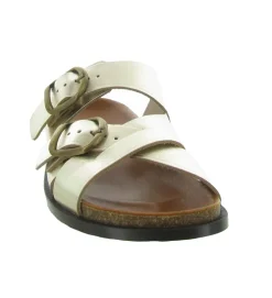 sandales et nu pieds - Confort - femme - Cuir - Gris - Maison toufet