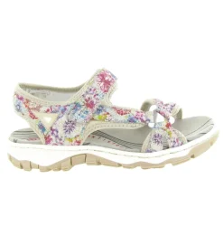 sandales et nu pieds - Confort - femme - Synthétique - Multicolor - Rieker