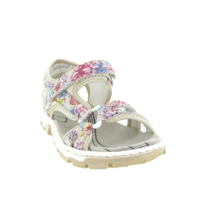 sandales et nu pieds - Confort - femme - Synthétique - Multicolor - Rieker
