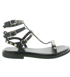 sandales et nu pieds - Confort - femme - Cuir - Noir - Les tropeziennes