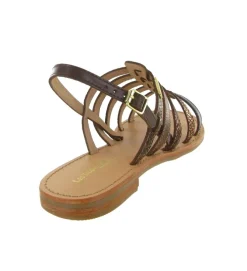 sandales et nu pieds - Confort - femme - Cuir - Marron - Les tropeziennes