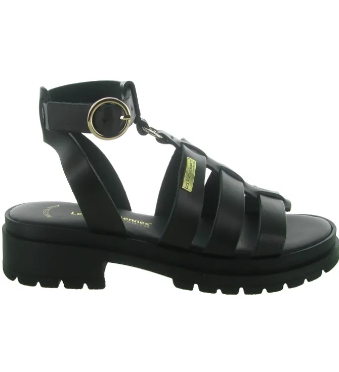 sandales et nu pieds - Confort - femme - Cuir - Noir - Les tropeziennes