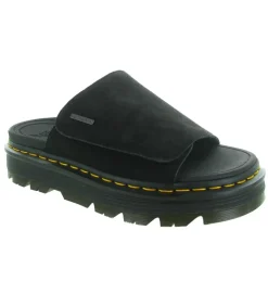 sandales et nu pieds - Confort - femme - Nubuck - Noir - Doc martens