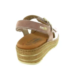 sandales et nu pieds - Confort - femme - Cuir - Marron - Mephisto