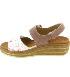 sandales et nu pieds - Confort - femme - Cuir - Marron - Mephisto