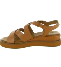 sandales et nu pieds - Confort - femme - Cuir - Chestnut - Inuovo