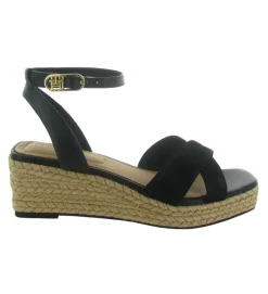 sandales et nu pieds - Corde - femme - Synthétique - Noir - Tommy hilfiger