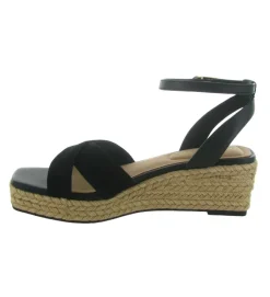 sandales et nu pieds - Corde - femme - Synthétique - Noir - Tommy hilfiger