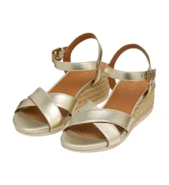 sandales et nu pieds - Corde - femme - Nubuck - Or - Geox