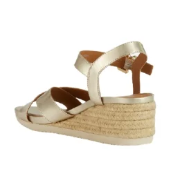 sandales et nu pieds - Corde - femme - Nubuck - Or - Geox