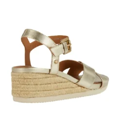 sandales et nu pieds - Corde - femme - Nubuck - Or - Geox