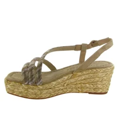 sandales et nu pieds - Cérémonie - femme - Nubuck - Gris - Alma en pena