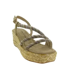 sandales et nu pieds - Cérémonie - femme - Nubuck - Gris - Alma en pena