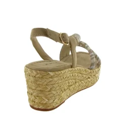 sandales et nu pieds - Cérémonie - femme - Nubuck - Gris - Alma en pena