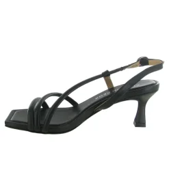 sandales et nu pieds - Cérémonie - femme - Cuir - Noir - Alma en pena