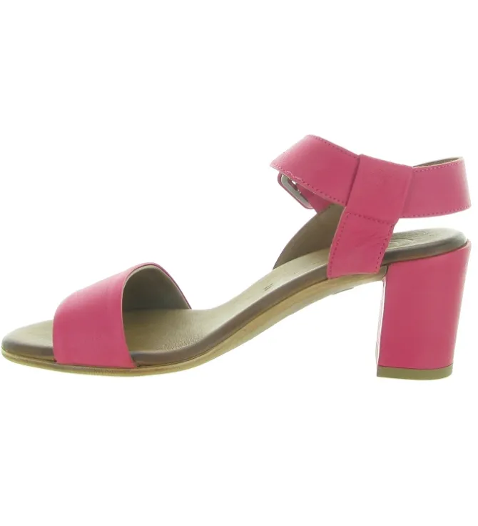 sandales et nu pieds - Cérémonie - femme - Cuir - Rose - Lune et lautre