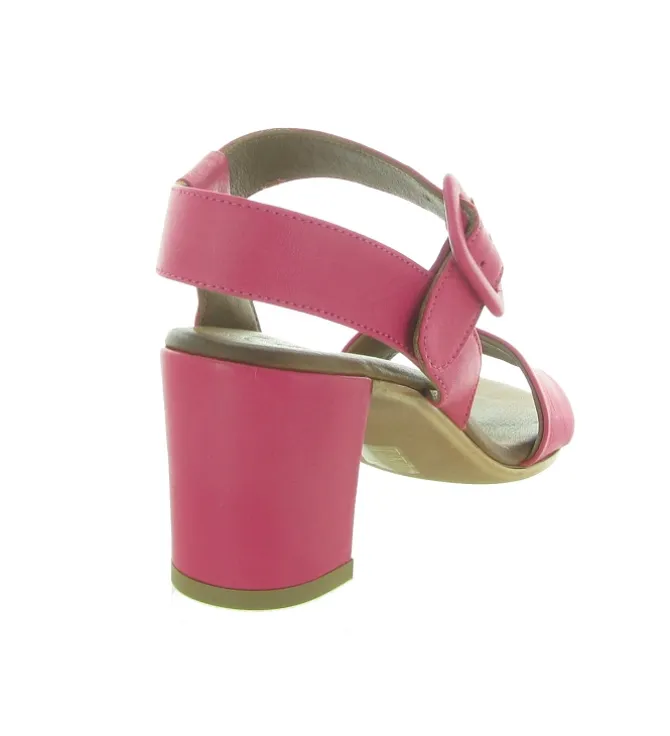 sandales et nu pieds - Cérémonie - femme - Cuir - Rose - Lune et lautre