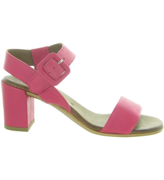 sandales et nu pieds - Cérémonie - femme - Cuir - Rose - Lune et lautre