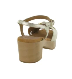 sandales et nu pieds - Cérémonie - femme - Nubuck - Or - Unisa