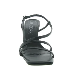 sandales et nu pieds - Cérémonie - femme - Cuir - Noir - Julie dee