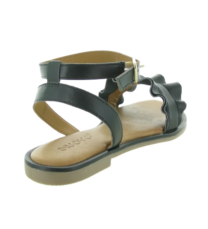 sandales et nu pieds - Cérémonie - femme - Cuir - Noir - Inuovo