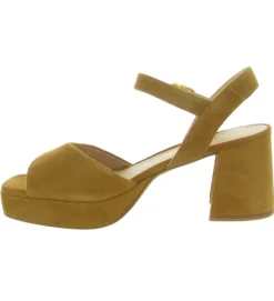 sandales et nu pieds - Cérémonie - femme - Cuir - Marron - Unisa