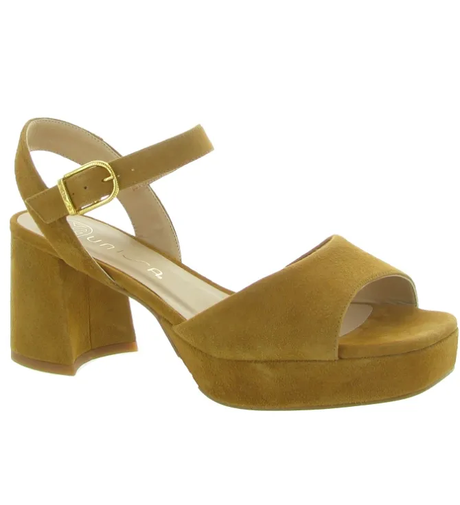 sandales et nu pieds - Cérémonie - femme - Cuir - Marron - Unisa