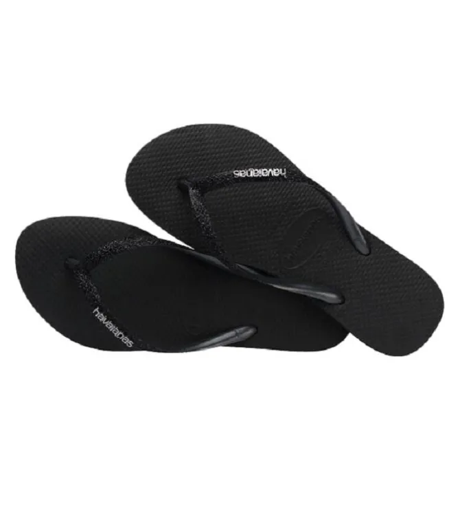 sandales et nu pieds - Entre doigt & Tong - femme - Nylon - Noir - Havaianas