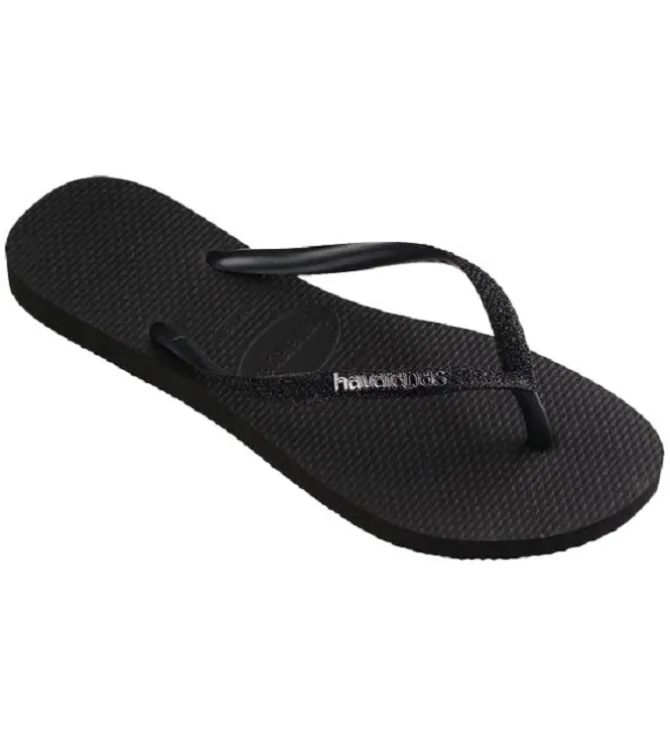 sandales et nu pieds - Entre doigt & Tong - femme - Nylon - Noir - Havaianas